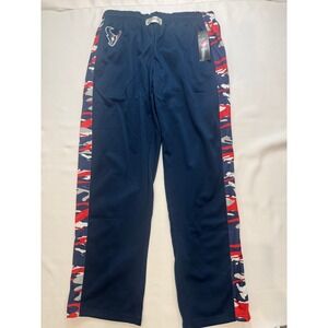 Zubaz Houston Texans Track Pants Men XL Navy Blue New Camo Side Stripe NFL